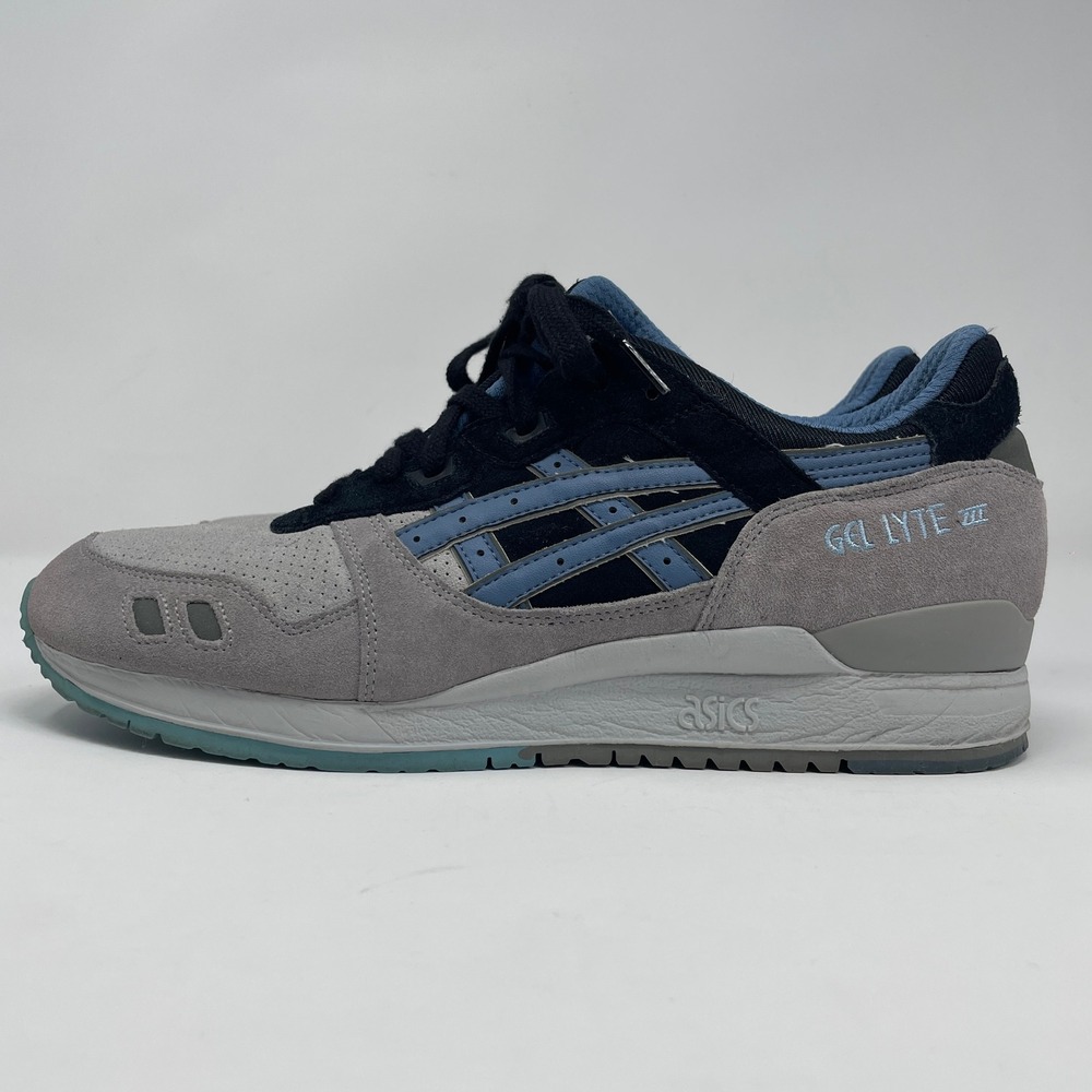 ASICS GEL LYTE III 3 Urban Camo Sneakers Mens 11.5 Light Grey Captain Blue Rare
